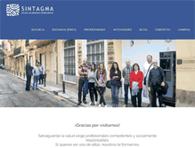 Tablet Screenshot of escuelasintagma.com